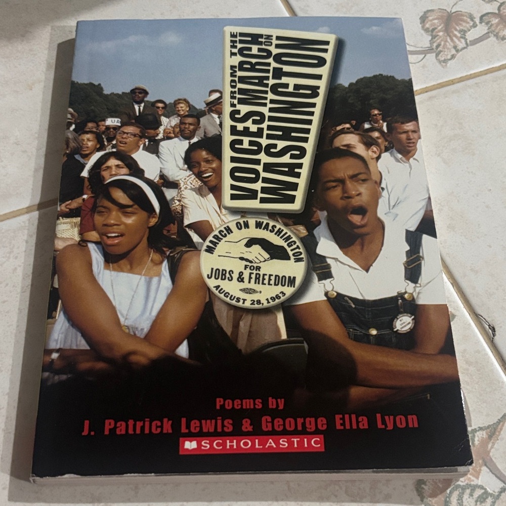 Scholastic Voices from the March on Washington — Black, Red, Blue